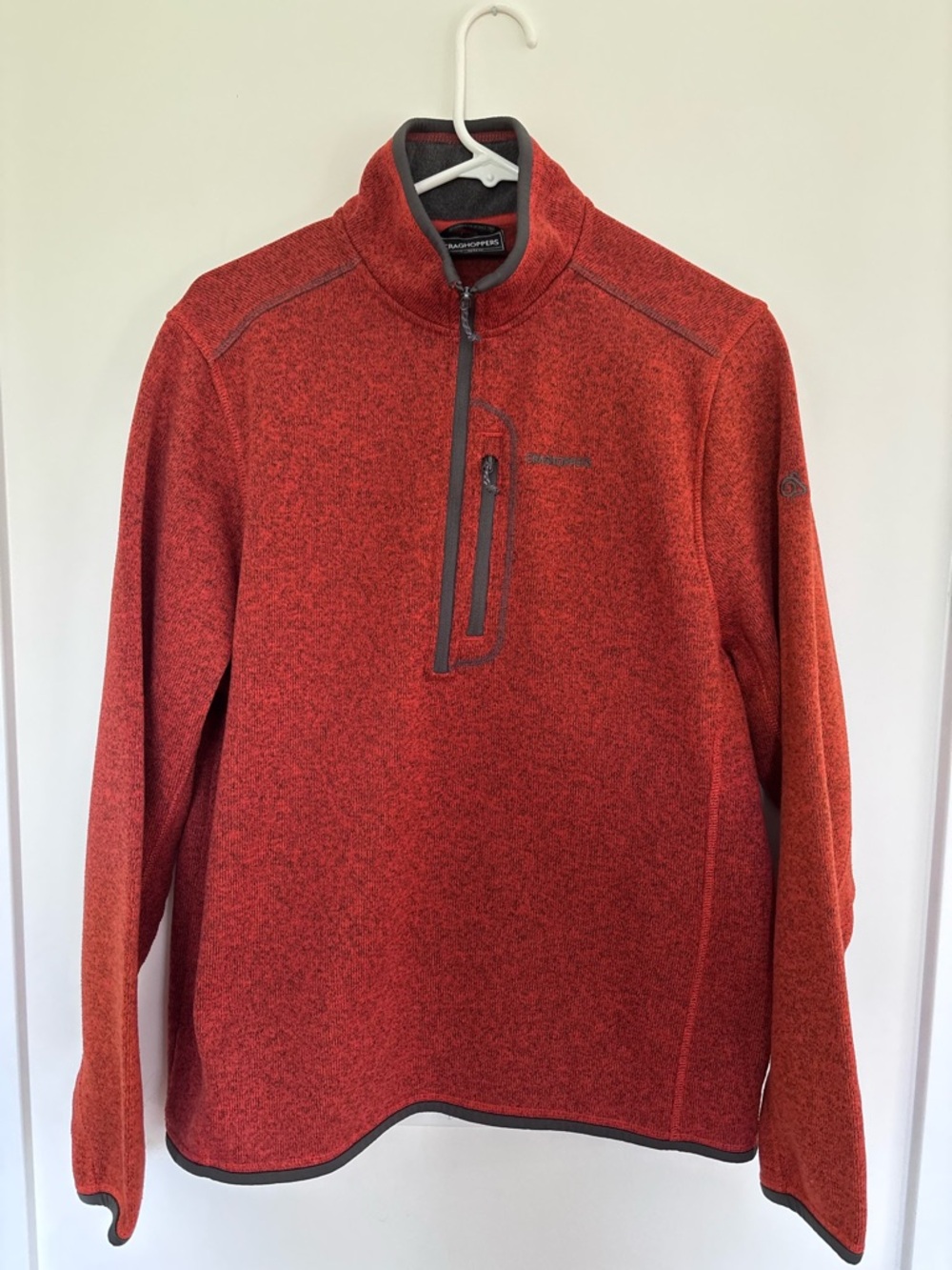 Craghoppers Men’s Orange Quarter-Zip Fleece